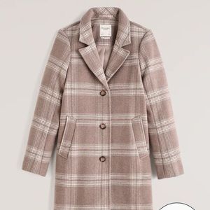 Abercrombie Wool Blend Dad Coat